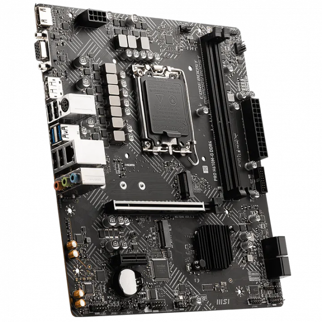Материнская плата MSI PRO H610M-G BULK — для бизнеса и офиса Материнская плата MSI PRO H610M-G BULK — для бизнеса и офиса