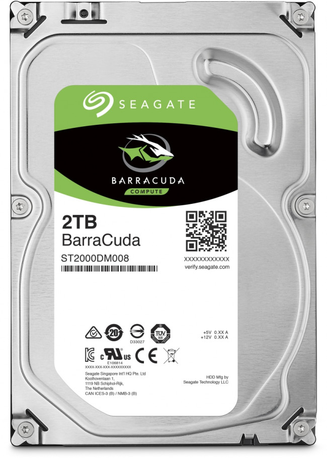 Жесткий диск Seagate BarraCuda Compute ST2000DM008