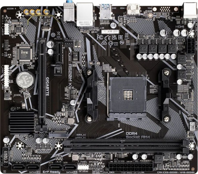 Материнская плата Gigabyte A520M K V2