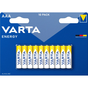Батарейка Varta ENERGY LR03 AAA BL10 Alkaline 1.5V (4103) (10/200) (10 шт.) Varta ENERGY LR03 AAA (04103229491)