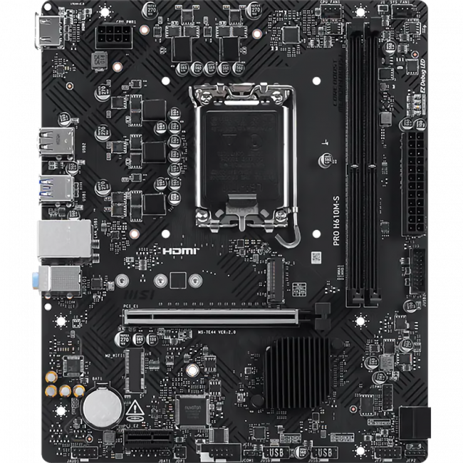 Материнская плата MSI PRO H610M-S — для бизнеса и офиса