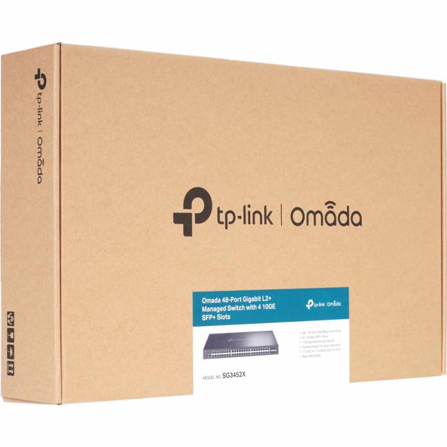 Коммутатор TP-Link SG3452X — для бизнеса и офиса Коммутатор TP-Link SG3452X — для бизнеса и офиса