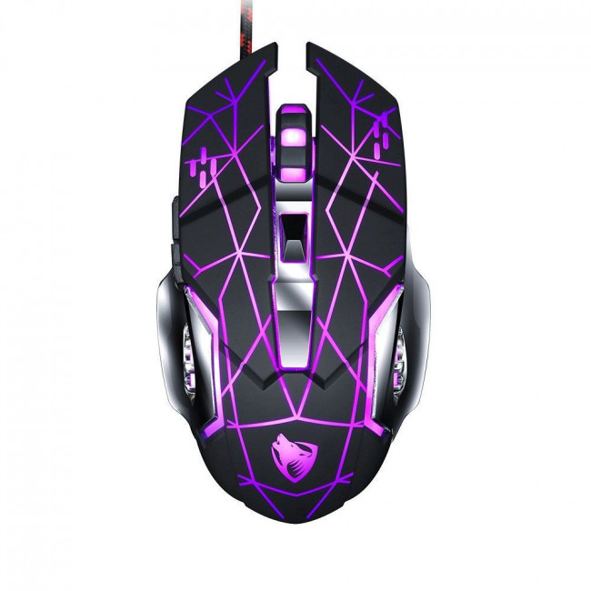 Мышь проводная игровая T-WOLF Wrangler черный — для бизнеса и офиса