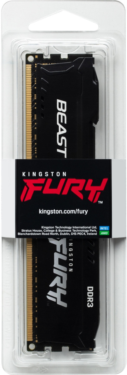 Память оперативная Kingston FURY Beast Black KF318C10BB/4 Память оперативная Kingston FURY Beast Black KF318C10BB/4