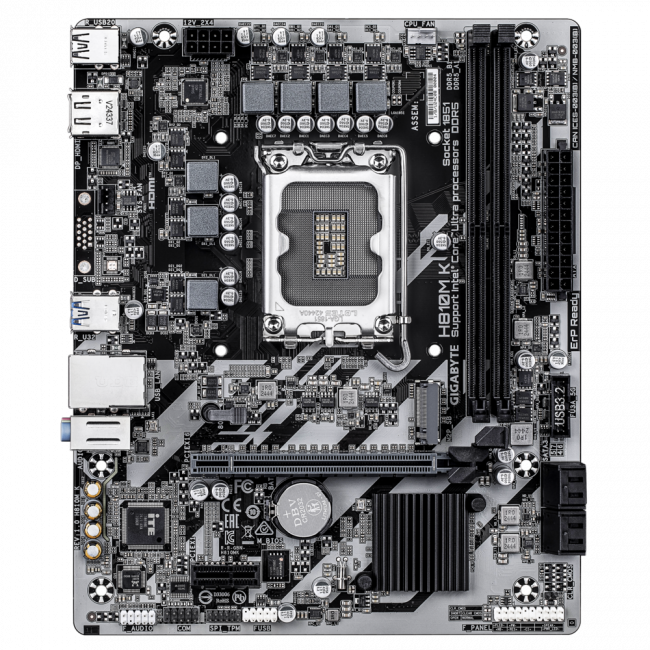 Материнская плата GIGABYTE H810M K — для бизнеса и офиса Материнская плата GIGABYTE H810M K — для бизнеса и офиса
