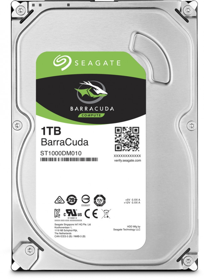 Жесткий диск Seagate BarraCuda Compute ST1000DM010-FR (Factory Recertified) — для бизнеса и офиса