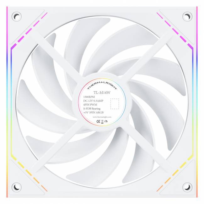 Кулер для корпуса Thermalright TL-M14W — для бизнеса и офиса