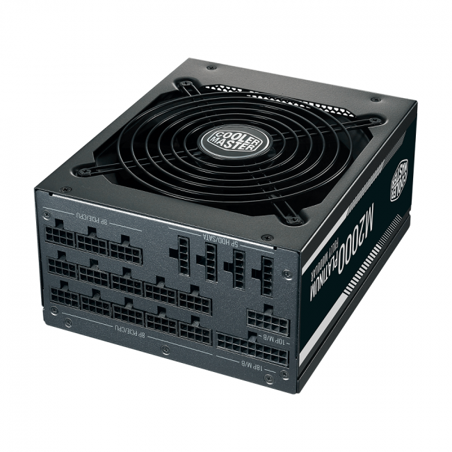 Блок питания 2000 Ватт Cooler Master M2000 Platinum 2000W — для бизнеса и офиса