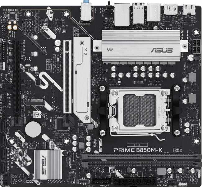 Материнская плата ASUS PRIME B850M-K — для бизнеса и офиса