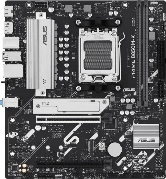 Материнская плата ASUS PRIME B850M-K — для бизнеса и офиса