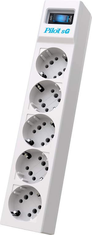 Сетевой фильтр ZIS Pilot sG (1.8 м, 5 розеток)