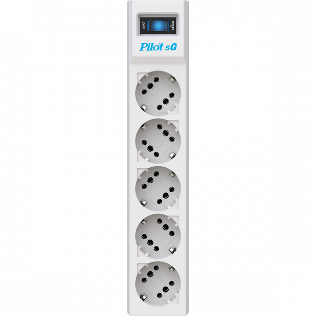 Сетевой фильтр ZIS Pilot sG (1.8 м, 5 розеток)