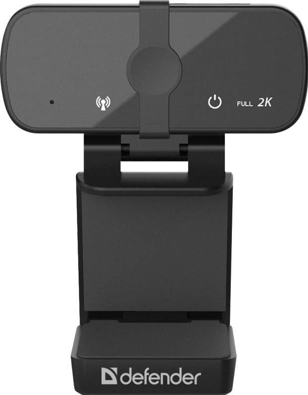 Defender Веб-камера G-lens 2593 QHD 2K 1440p, 4МП Defender 63193 — для бизнеса и офиса