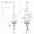 Смеситель GRANFEST GranFest GF-Z-5421 white — для бизнеса и офиса Смеситель GRANFEST GranFest GF-Z-5421 white — для бизнеса и офиса