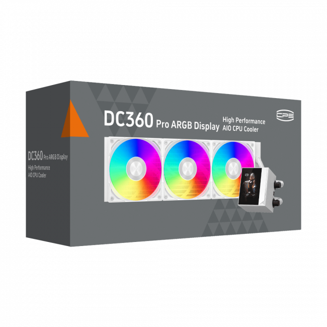 Система охлаждения PCCooler DC360 Pro ARGB Display WH — для бизнеса и офиса Система охлаждения PCCooler DC360 Pro ARGB Display WH — для бизнеса и офиса