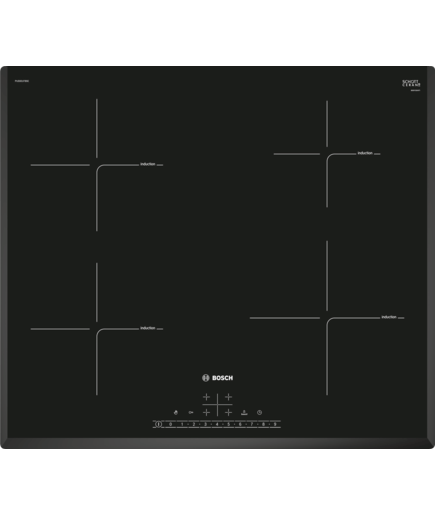 Встраиваемая индукционная панель BOSCH Bosch Serie 6 PUE651FB5E — для бизнеса и офиса