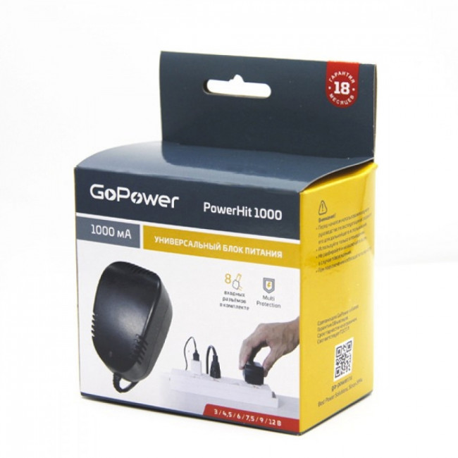 Блок питания GoPower Powerhit 1000 универсальн. (1/15/30) Блок питания GoPower Powerhit 1000
