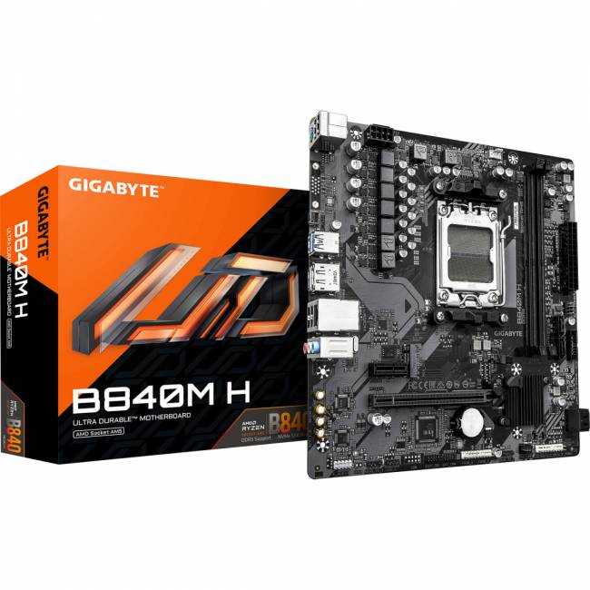 Материнская плата GIGABYTE B840M H — для бизнеса и офиса