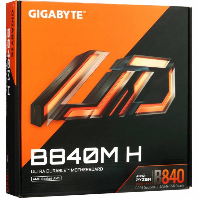 Материнская плата GIGABYTE B840M H — для бизнеса и офиса