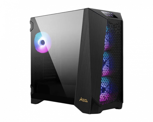 Корпус ПК без блока питания MSI MEG PROSPECT 700R Black — для бизнеса и офиса Корпус ПК без блока питания MSI MEG PROSPECT 700R Black — для бизнеса и офиса