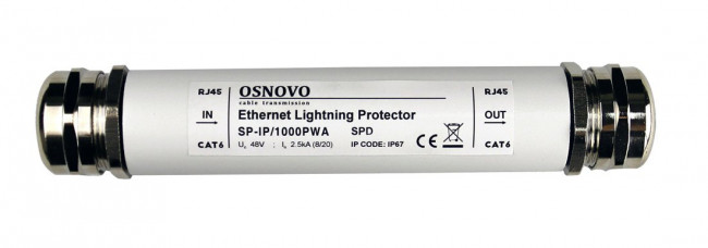 Грозозащита OSNOVO SP-IP/1000PWA — для бизнеса и офиса