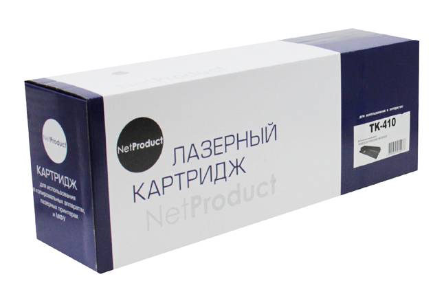 Тонер-картридж NetProduct (N-TK-410) для Kyocera KM-1620/1635/1650/2020/2035/2050, 15K — для бизнеса и офиса