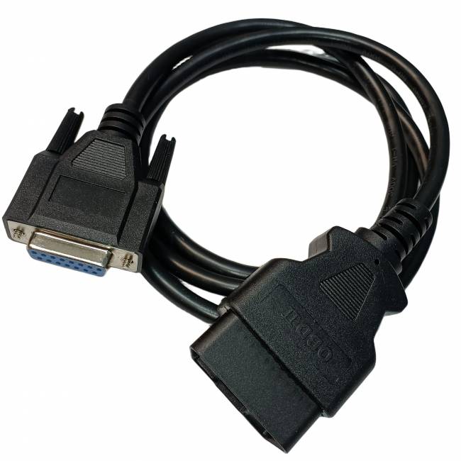 Кабель OBD2 (M) - DP15 (F) — для бизнеса и офиса
