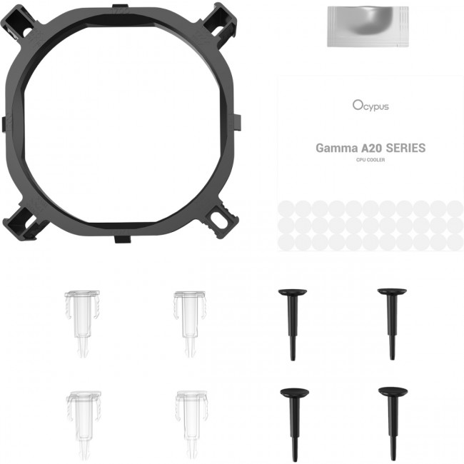 Кулер для процессора Ocypus Gamma-A20-WH1AAWN00F-GL — для бизнеса и офиса