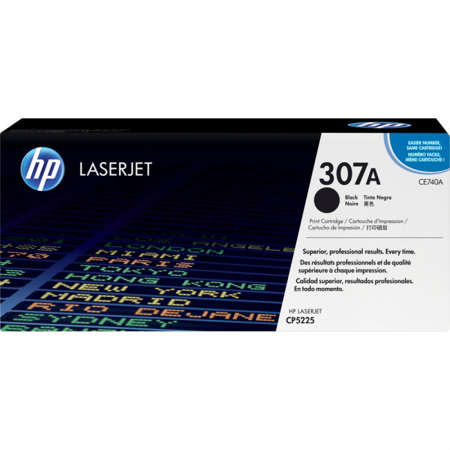 Тонер-картридж HP 307A Black Color LaserJet Print Cartridge (CE740A) — для бизнеса и офиса