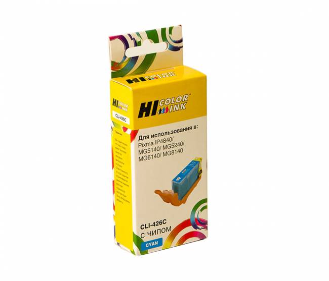 Картридж Hi-Black (HB-CLI-426C) для Canon PIXMA MG5140/5240/6140/8140, C — для бизнеса и офиса