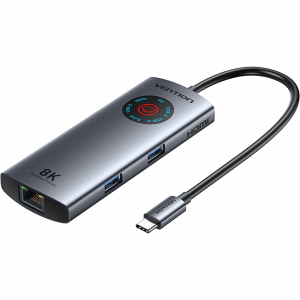 Мультифункциональный хаб Vention USB-C 6 в 1 HDMI 8K Vention TQZHB