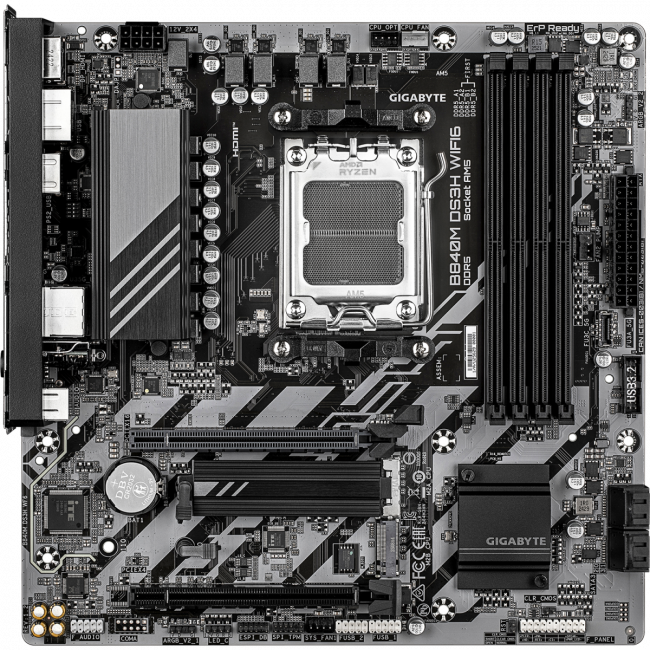 Материнская плата GIGABYTE B840M DS3H WF6 — для бизнеса и офиса