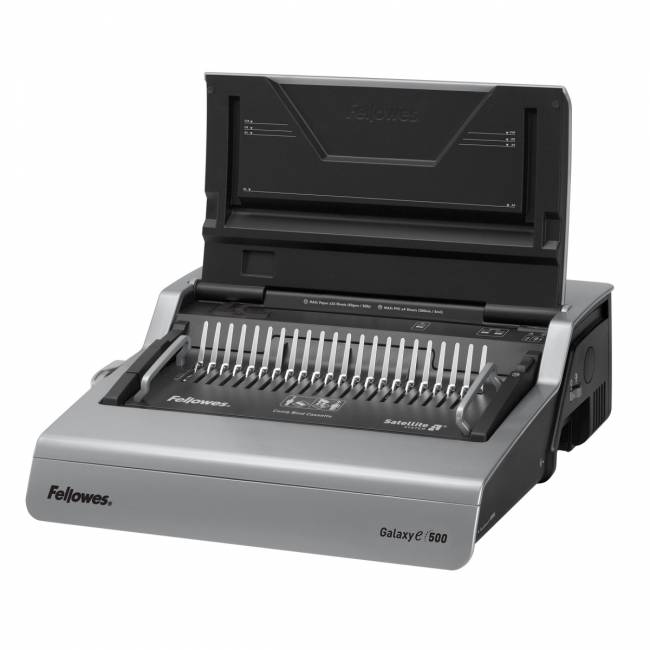 Переплетчик Fellowes GALAXY-E на пл. пружину с эл. перфорацией, сшивает до 500 лст., перф. 28 лст., шт Fellowes GALAXY-E (FS-56221) — для бизнеса и офиса Переплетчик Fellowes GALAXY-E на пл. пружину с эл. перфорацией, сшивает до 500 лст., перф. 28 лст., шт Fellowes GALAXY-E (FS-56221) — для бизнеса и офиса