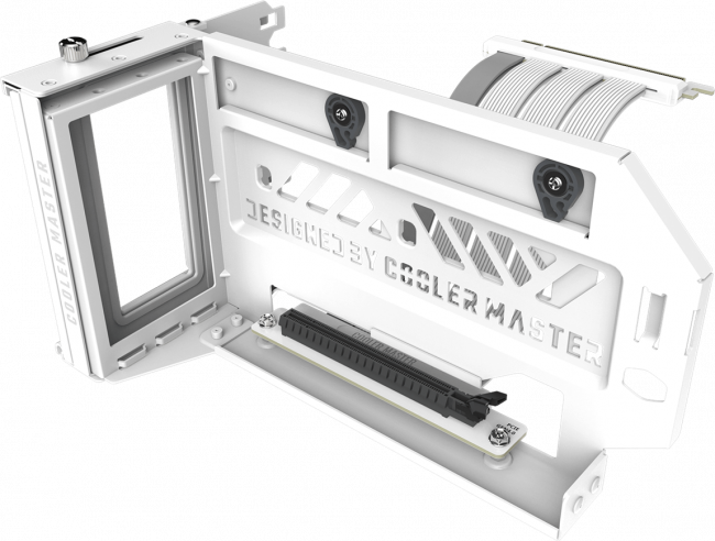 Держатель видеокарты в корпусе Cooler Master Vertical GPU Holder Kit V3 White — для бизнеса и офиса Держатель видеокарты в корпусе Cooler Master Vertical GPU Holder Kit V3 White — для бизнеса и офиса