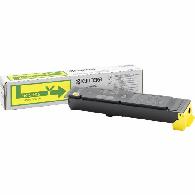 тонер-картридж Kyocera TK-5195Y Kyocera TK-5195Y (1T02R4ANL0) — для бизнеса и офиса