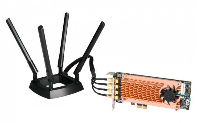 Сетевая карта Wi-Fi QNAP QWA-AC2600 — для бизнеса и офиса