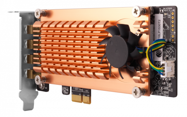 Сетевая карта Wi-Fi QNAP QWA-AC2600 — для бизнеса и офиса