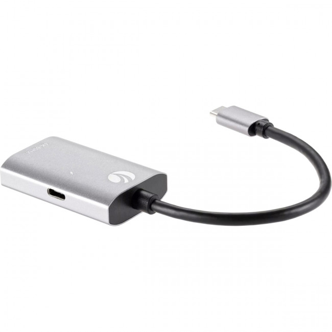 Aдаптер USB 3.1 Type-Cm --> HDMI A(f) , 4K@60Hz, PD charging, Alum Shell, VCOM <CU452A> Переходник VCOM USB Type-C M/HDMI F (CU452A)