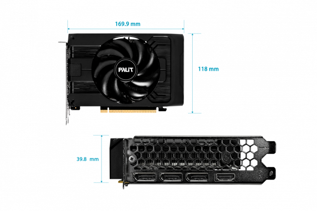 Видеокарта PALIT NE65050T19P1-GB2070F — для бизнеса и офиса