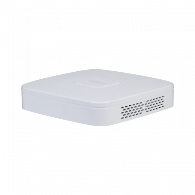 4-канальный IP-видеорегистратор с PoE 4K и H.265+ ИИ, Вх поток 80Мбит/с, H.265+ H.265 H.264+ H.264 MJPEG, разрешение записи до 12Мп, 1 SATA III до 10Тбайт, 4кн@1080p 1кн@12Мп, 1 HDMI 1 VGA, aудио 1/1, 53В(DC) Dahua DHI-NVR2104-P-I2