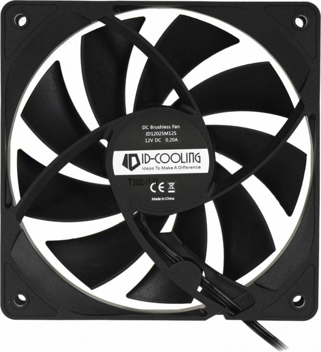 Вентилятор для корпуса ID-COOLING FL-12025K — для бизнеса и офиса