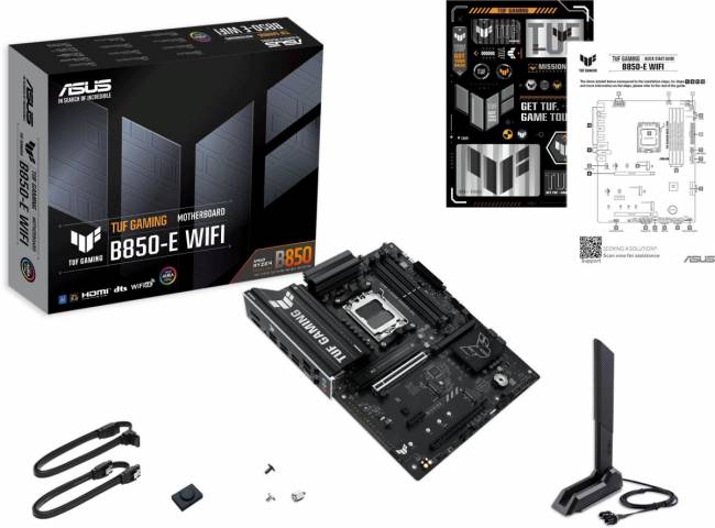 Материнская плата ASUS TUF GAMING B850-E WIFI — для бизнеса и офиса Материнская плата ASUS TUF GAMING B850-E WIFI — для бизнеса и офиса