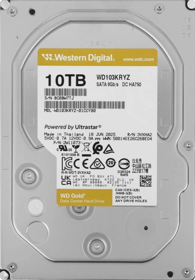 Жесткий диск WD WD103KRYZ — для бизнеса и офиса