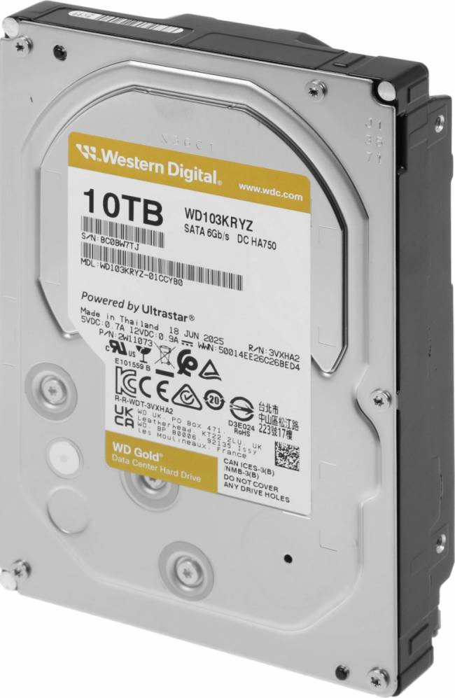 Жесткий диск WD WD103KRYZ — для бизнеса и офиса