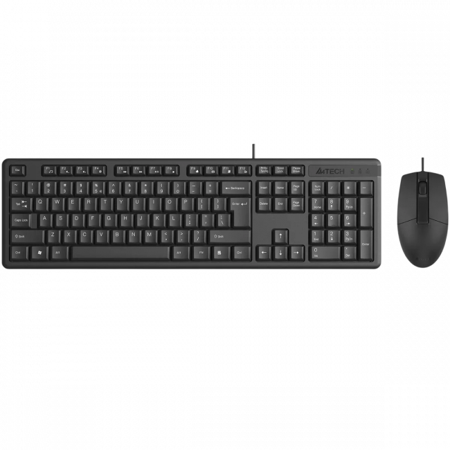 Клавиатура + мышь A4Tech KR-3330 клав:черный мышь:черный USB A4Tech KR-3330 — для бизнеса и офиса