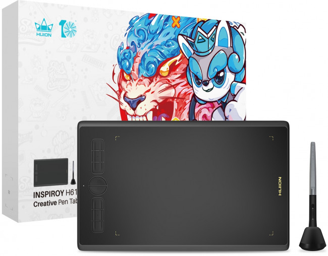 Графический планшет Huion Inspiroy H610X — для бизнеса и офиса
