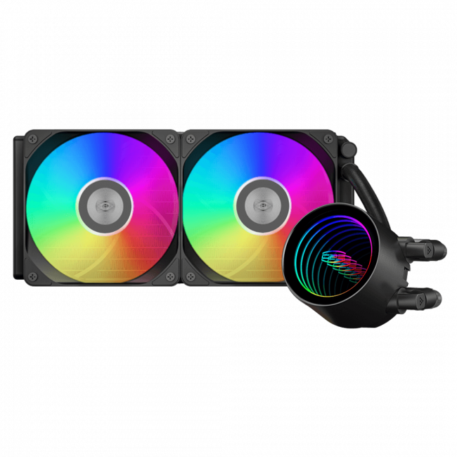 Система охлаждения PCCooler DA240 V2 ARGB BK — для бизнеса и офиса Система охлаждения PCCooler DA240 V2 ARGB BK — для бизнеса и офиса