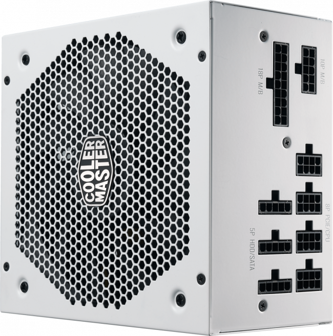 Блок питания 650 Ватт Cooler Master V650 Gold-V2 White Edition