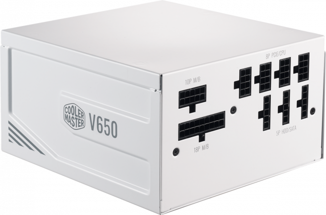 Блок питания 650 Ватт Cooler Master V650 Gold-V2 White Edition