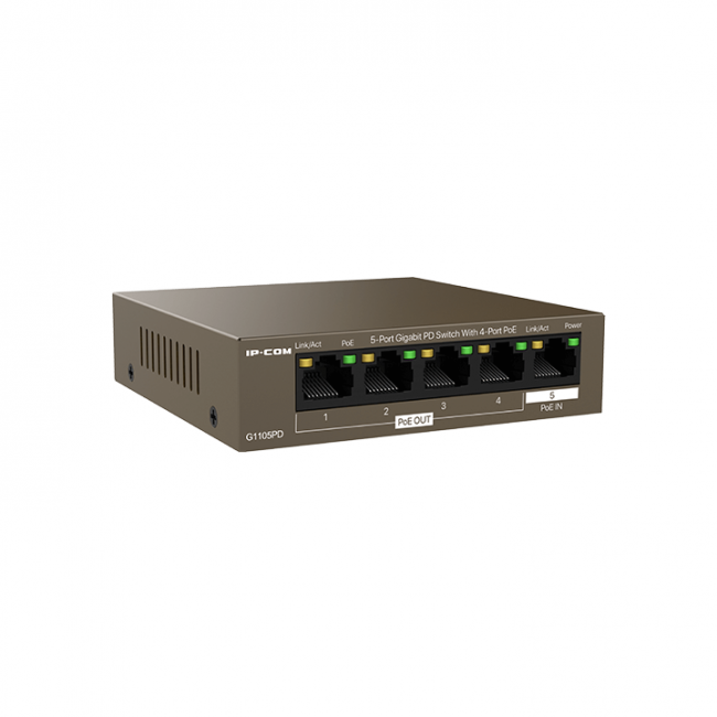 Коммутатор Tenda G1105PD — для бизнеса и офиса Коммутатор Tenda G1105PD — для бизнеса и офиса